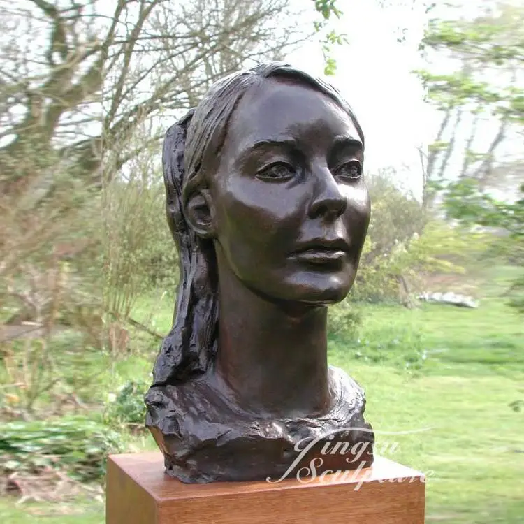 Популярный дизайн латунный Женский манекен голова бюст