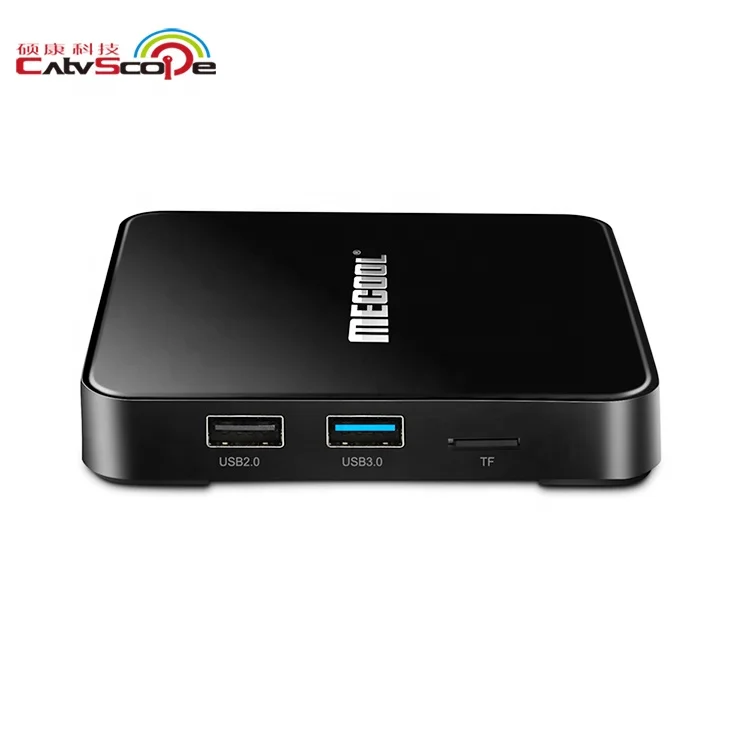 Catvscope STB/smart box KM3 Android 9.0 pie ATV IPTV of 64GB/128GB and 10/100M movies media player