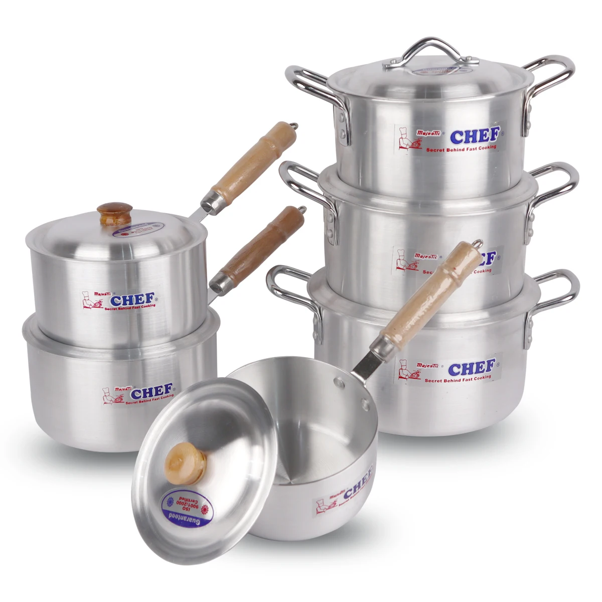 12 Pcs Forged Aluminum Cookware Set Cooking Pots And Pans Cookware Sets Wholesale Soup Stock Pots Cooking Pots With Aluminum Lid