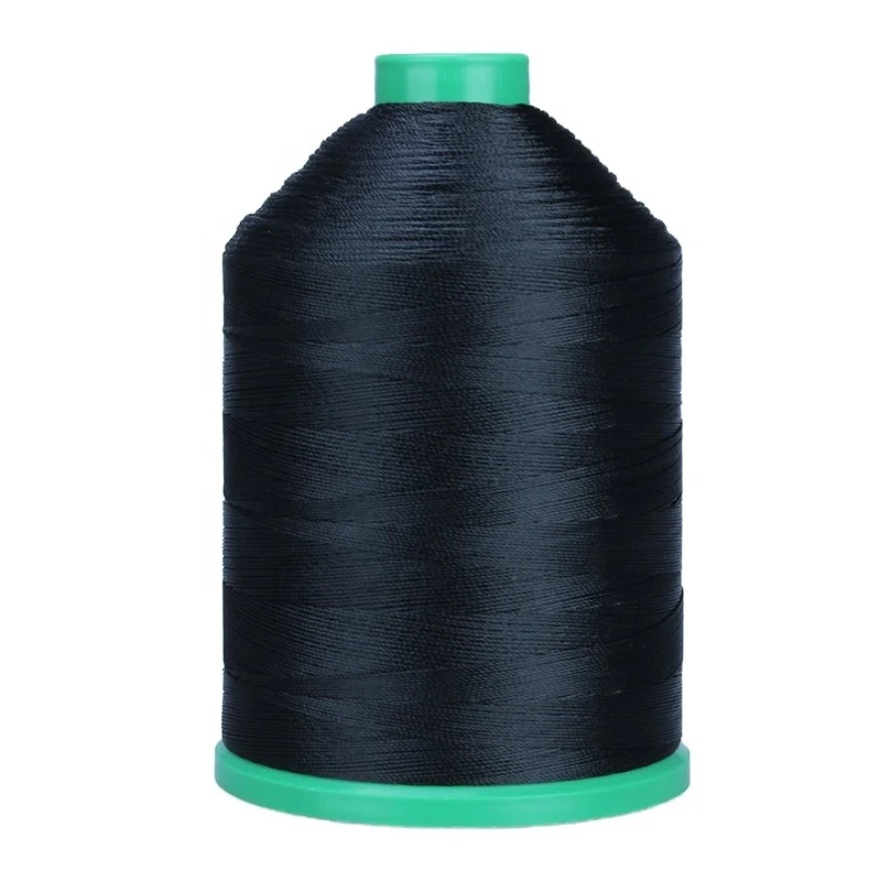 Different specification Customized Polyester Wax Bonded Braided Thread for Leather Sewing Thread black wax thread