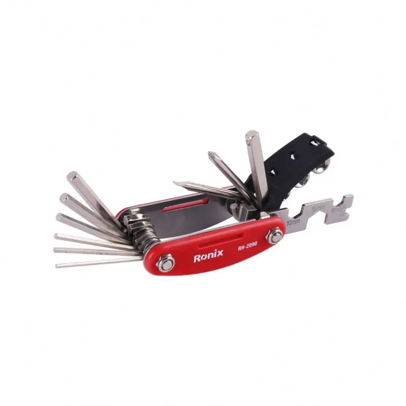 Ronix RH-2090 Model Steel Allen Wrench Cycling Mountain 14PCS Bike Maintenance Tools Bicycle Key Set with Hexagon Wrenches
