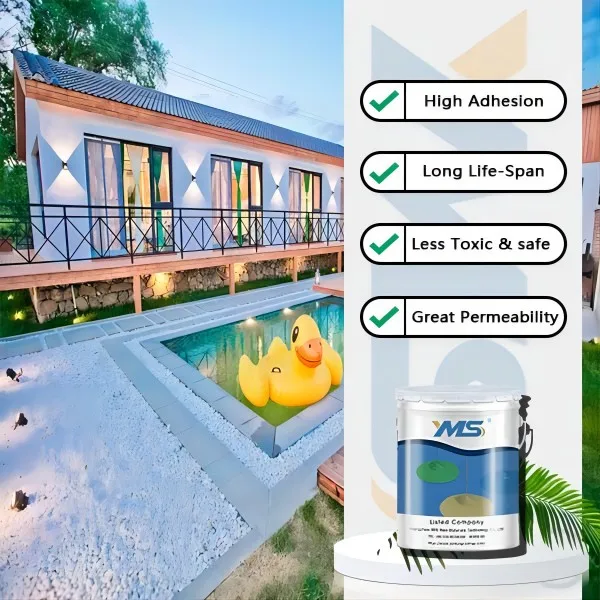 B12-25 Advanced Outdoor Pure Acrylic Latex Paint High adhesion Nontoxic & safe Fast-drying