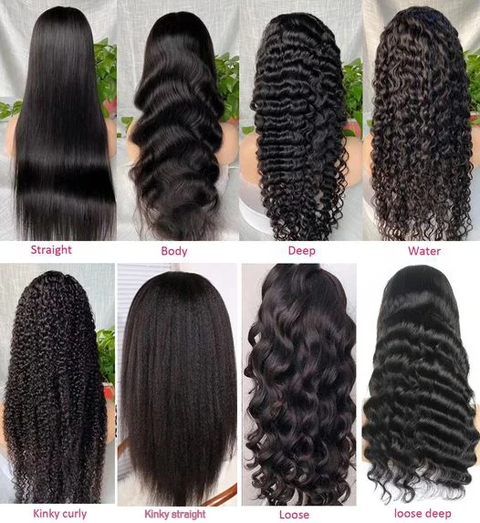 Wholesale Raw Indian Mink Virgin Human Hair Hd 13x4 13x6 4x4 5x5 Lace Frontal Wig 360 Full Transparent Lace Front Human Hair Wig