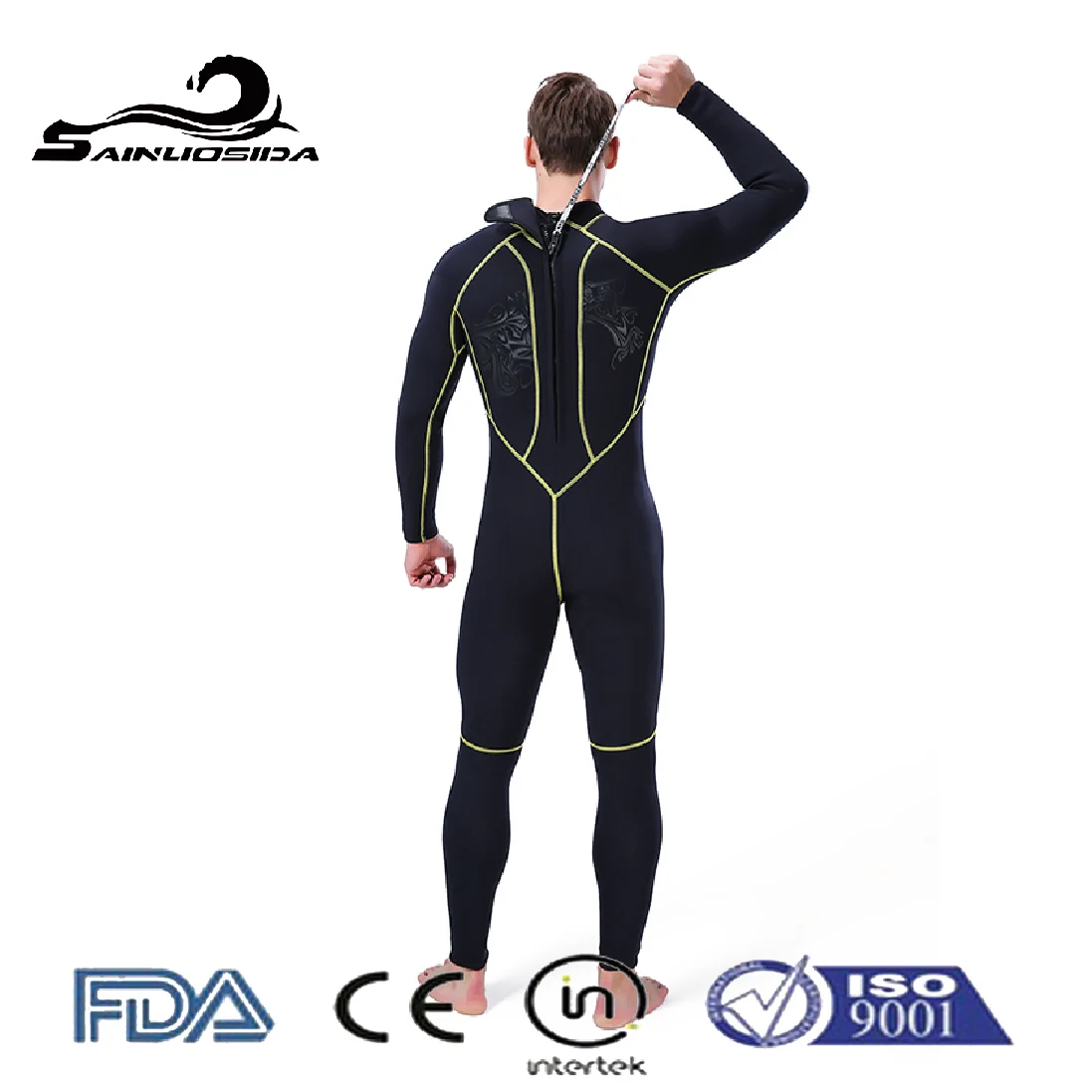 W1002 Quick-drying breathable surfing protection comfortable swimming diving sport 3MM triathlon wetsuit