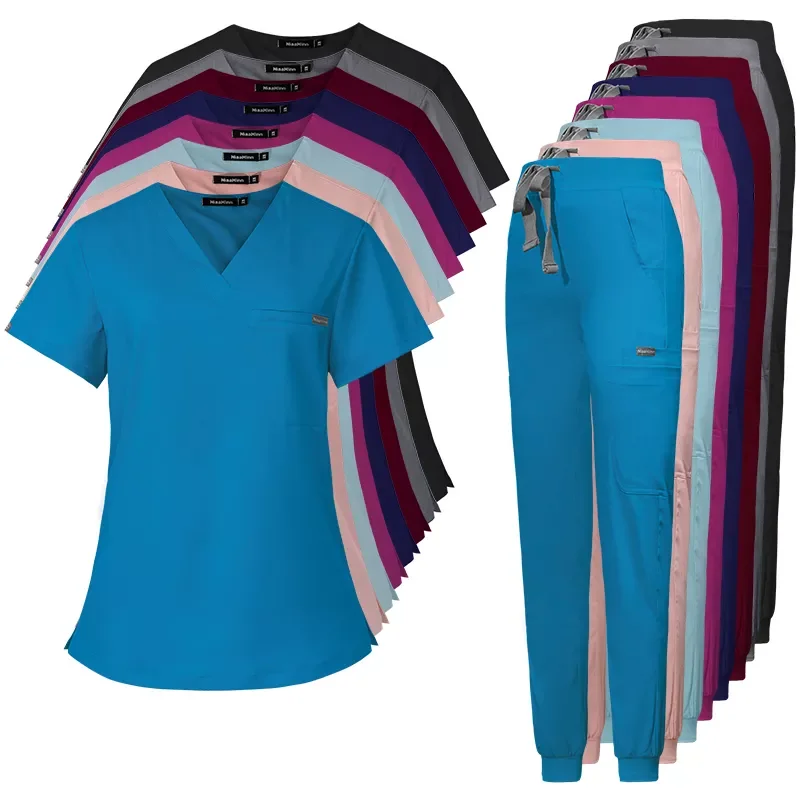 Hospital Uniforms Medical Scrubs Custom Nurse Cherokee Scrubs Uniforms Sets With Printed Design For Women
