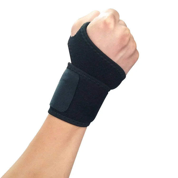 Wrist Bracer Band Sports Sweat OME Custom Logo Nylon Rubber Emulsion OK Cotton Polyester Fabric Protect