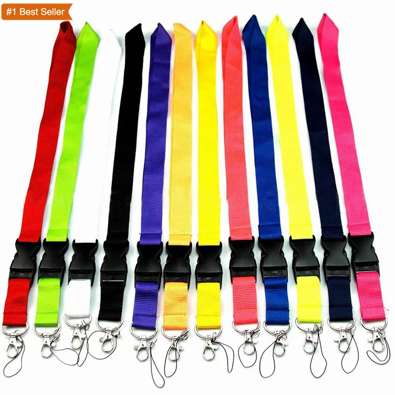 Personalized Custom Printing Logo Polyester Neck ID Nike Lanyards  Custom Logo Keychain Lanyard