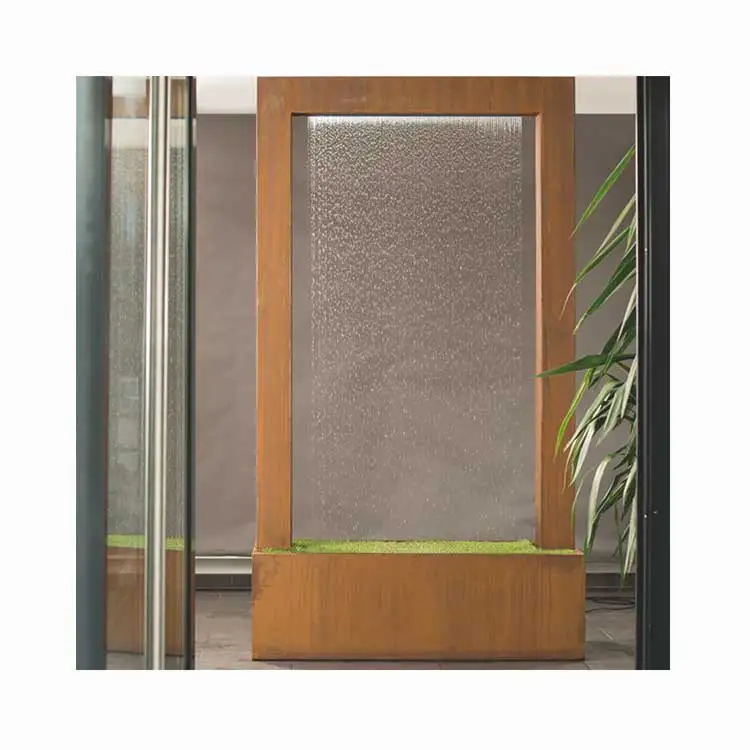 Garden Landscape Home Fountain Corten Steel Waterfall Water Fountain For Home Garden Landscape