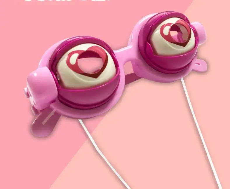 Spoof toys Cartoon Funny gag Toy Halloween Decoration Creative Glasses Crazy Glasses