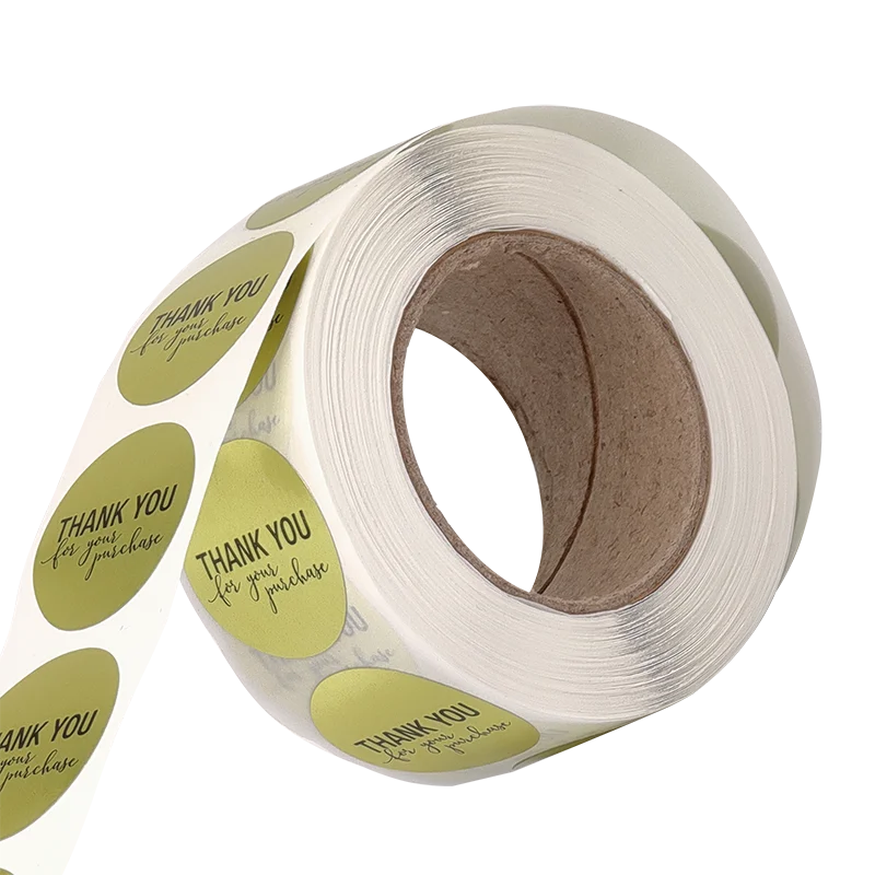 
Manufacturers Custom Brand Name Printing Logo Adhesive Roll Labels Stickers for Decorating 