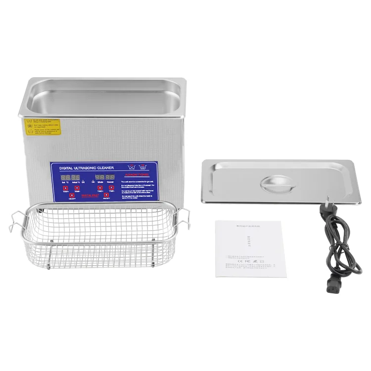 Ювелирный цифровой ультразвуковой очиститель из нержавеющей стали лабораторный