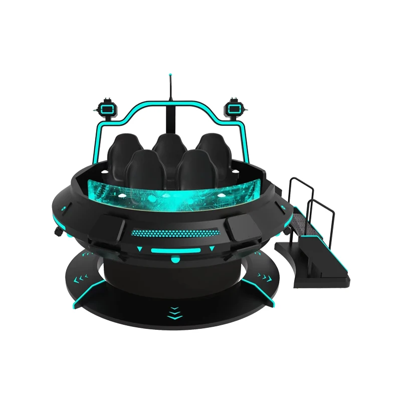 Educational VR Simulators Real Virtual UFO Kids Flight Simulator for Public Playhouse & Shopping Mall PC Material