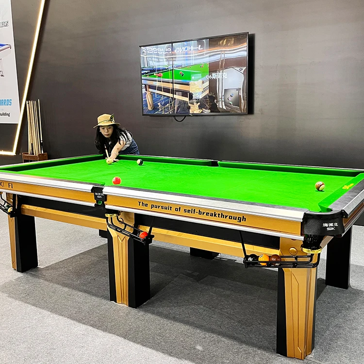 Modern Designs Indoor Special Legs Sports Craft Ready To Buy Pool Table Natural Stone Tops