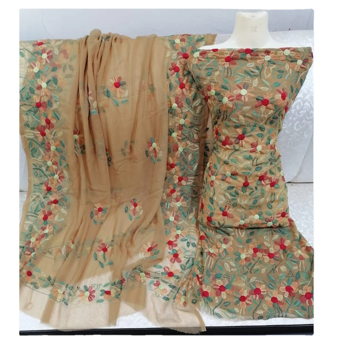 Традиционная индийская Пакистанская мусульманская одежда Salwar kameez платье ручной работы для на шелке шифоновая ткань