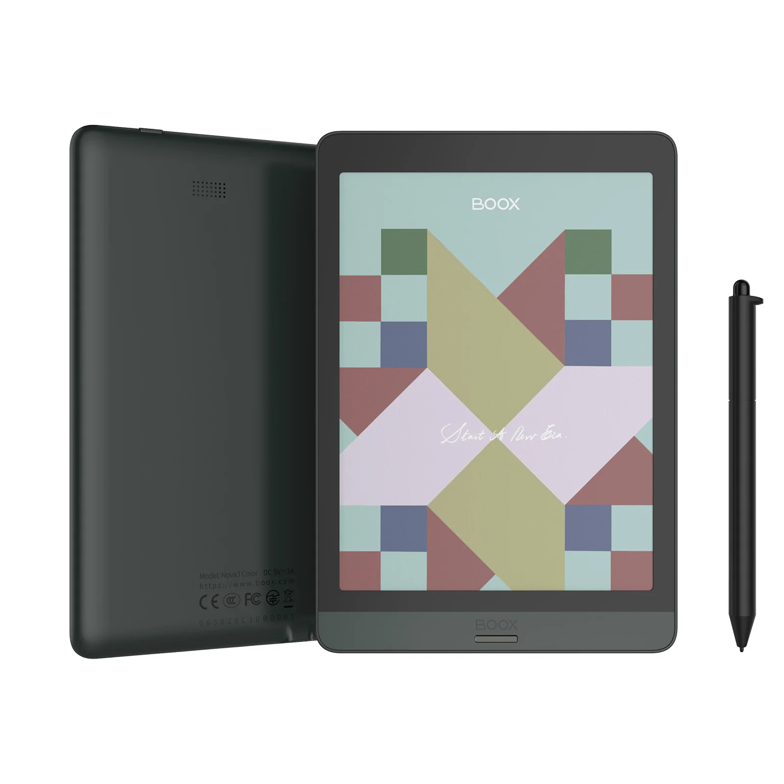Первый 7 8 дюймовый цветной eink экран kaleido plus электронный планшет с чтением и письмом Boox Nova3 цвет