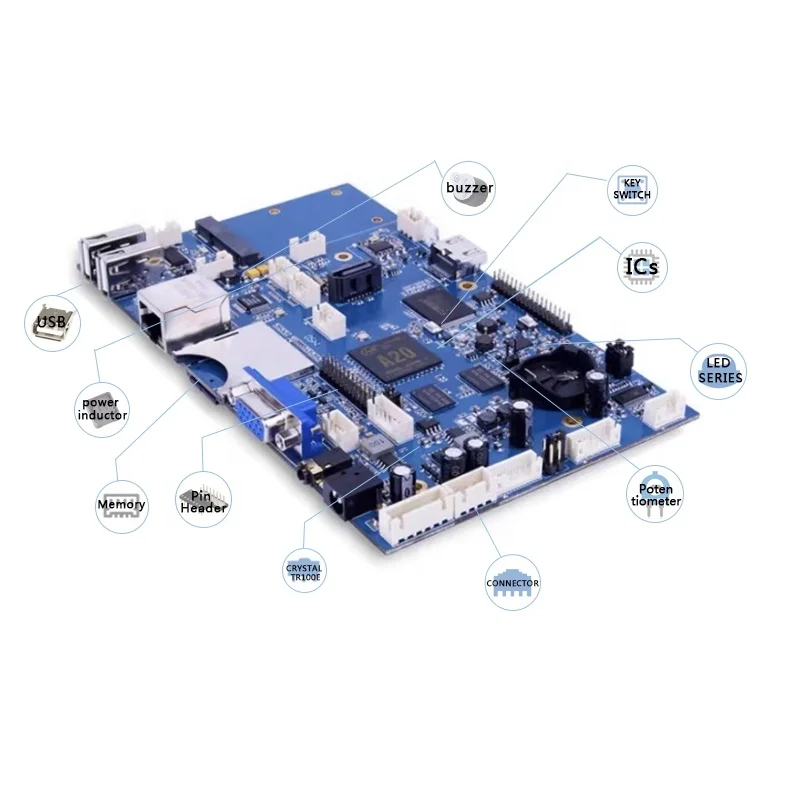 Electron component integrated circuit BOM & Support one-stop allocated component service capacitor resistor diode triode PCBA