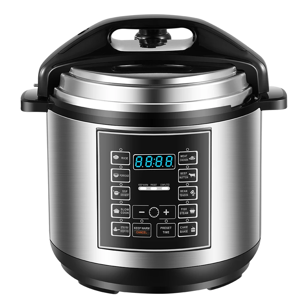 Дешевая многофункциональная нержавеющая сталь 4L 5L 6L 8L 10L алюминиевая подкладка антипригарная