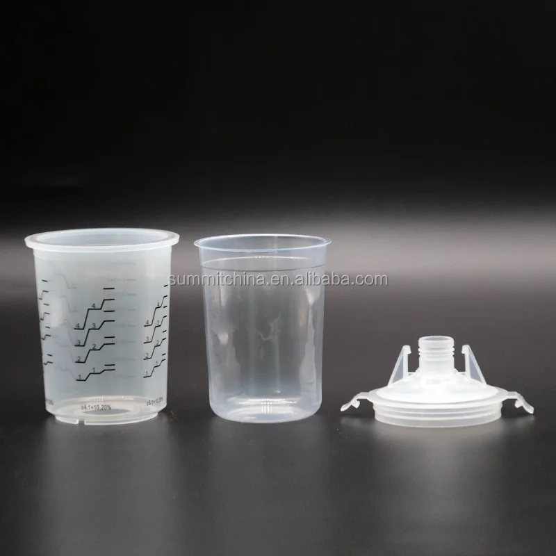 Spray Gun Pneumatic Tool Taiwan Hvlp 1.3 Nozzle Gravity Airbrush Pot Pp Plastic Low Pressure Spray Paint Cup