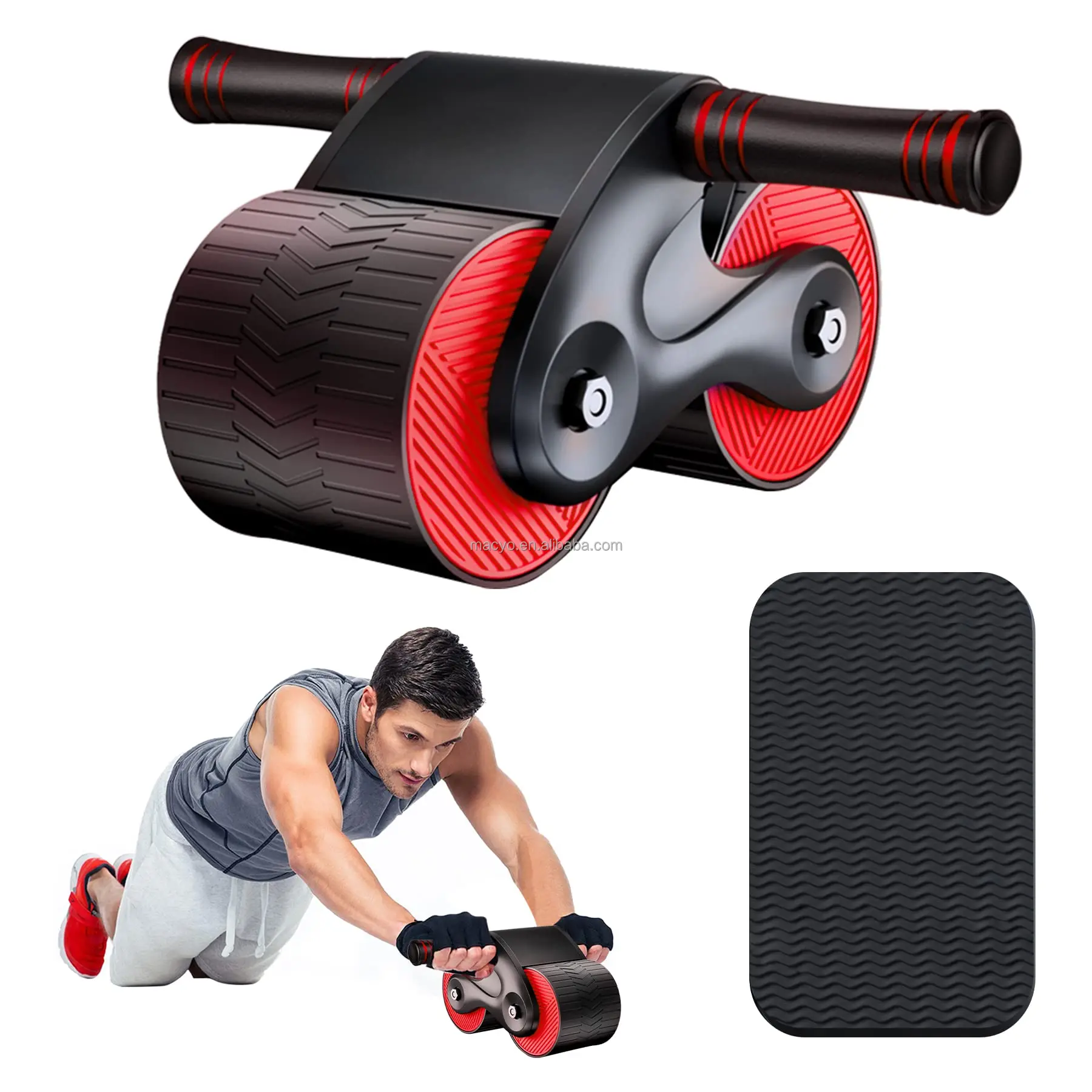 In Stock Abdominal Wheel Roller Automatic Rebound Wheels