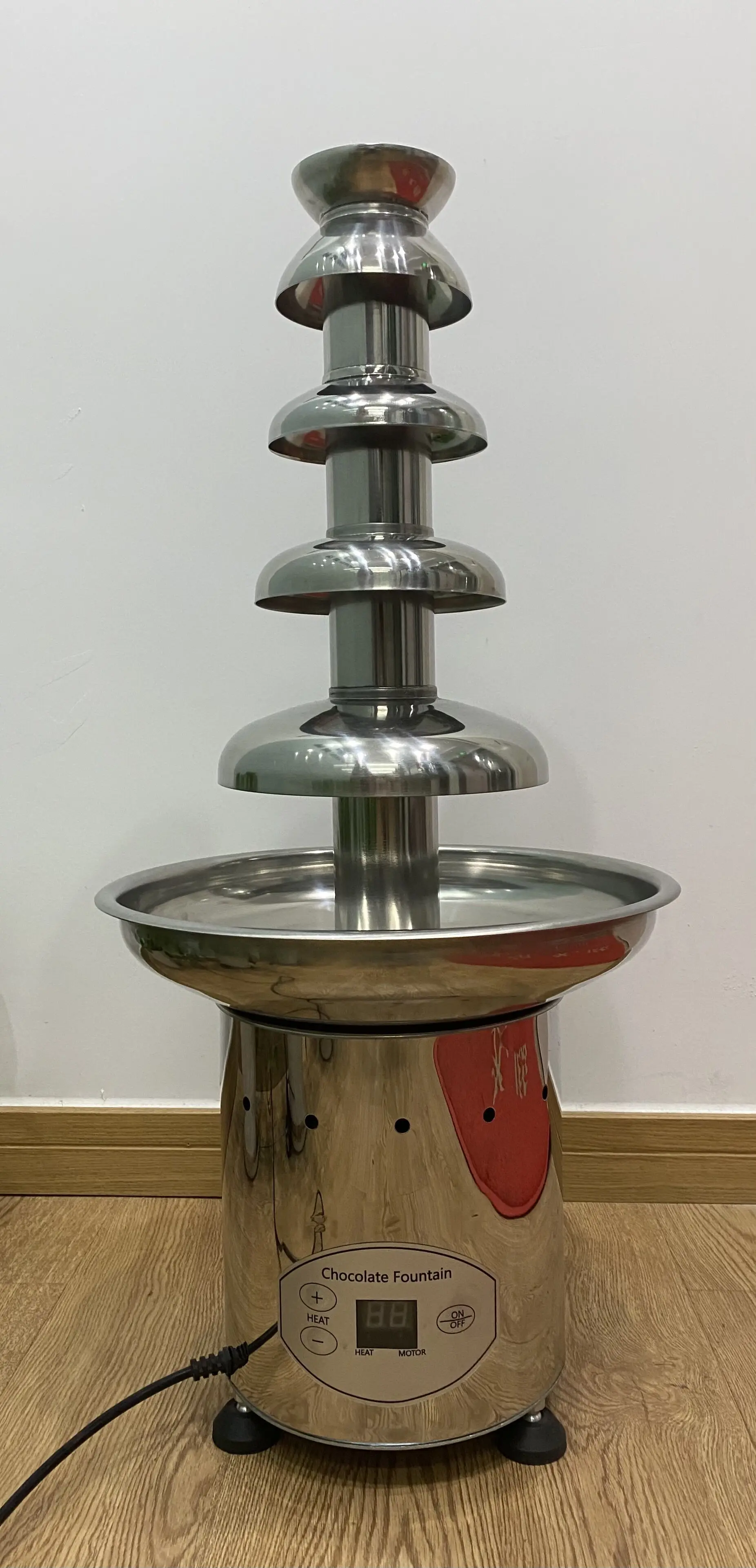 Professional Stainless Steel Electric Chocolate Fountain Machine for  Commercial Hotel Big Party Use