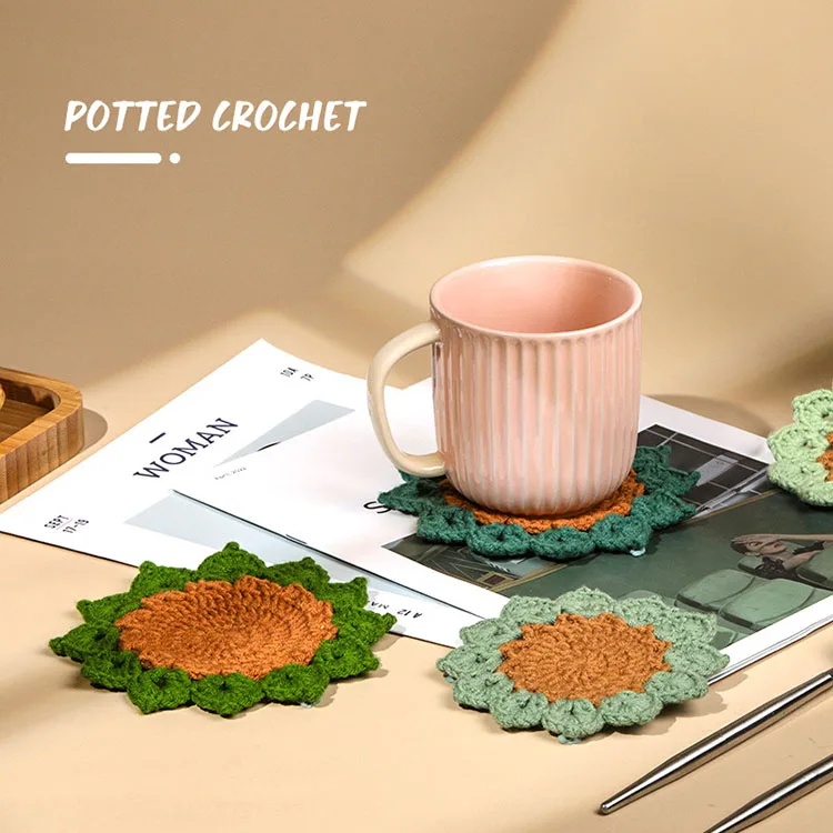 New fashion crochet kit for beginners pattern sewing machine novice easy knit plant doll