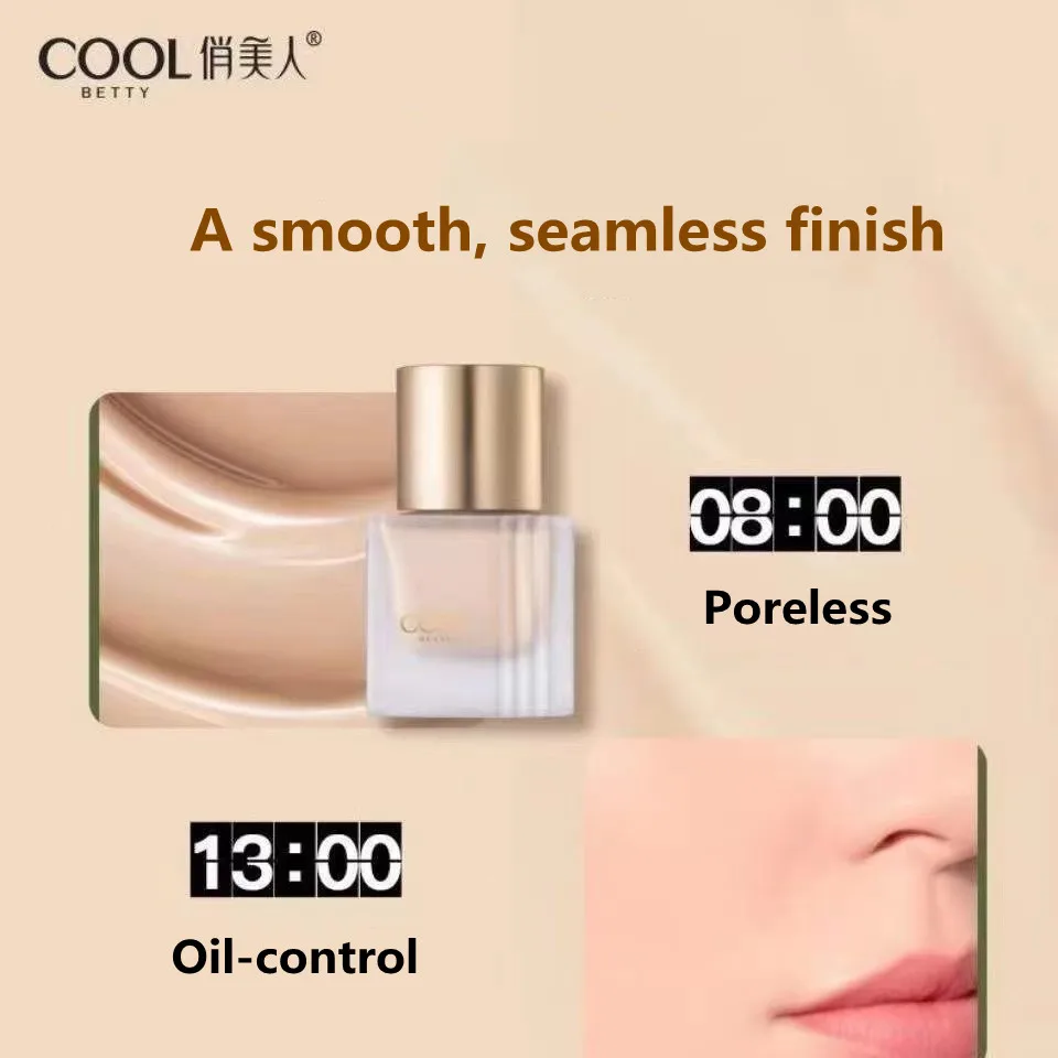 Good quality Hot Sale Waterproof Private Label Whitening Facial makeup Full Coverage Liquid Foundation For Full Makeup