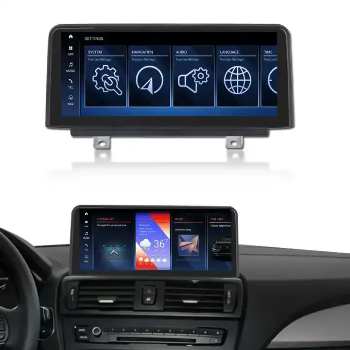10.25 inch Car Accessories Carplay GPS Radio Stereo Navigation for BMW Series1 F20 F21 Android 13 Touch Screen NBT EVO