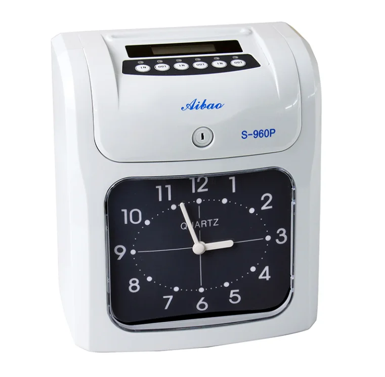 2022hot selling punching card attendance machine time recorder S-960P