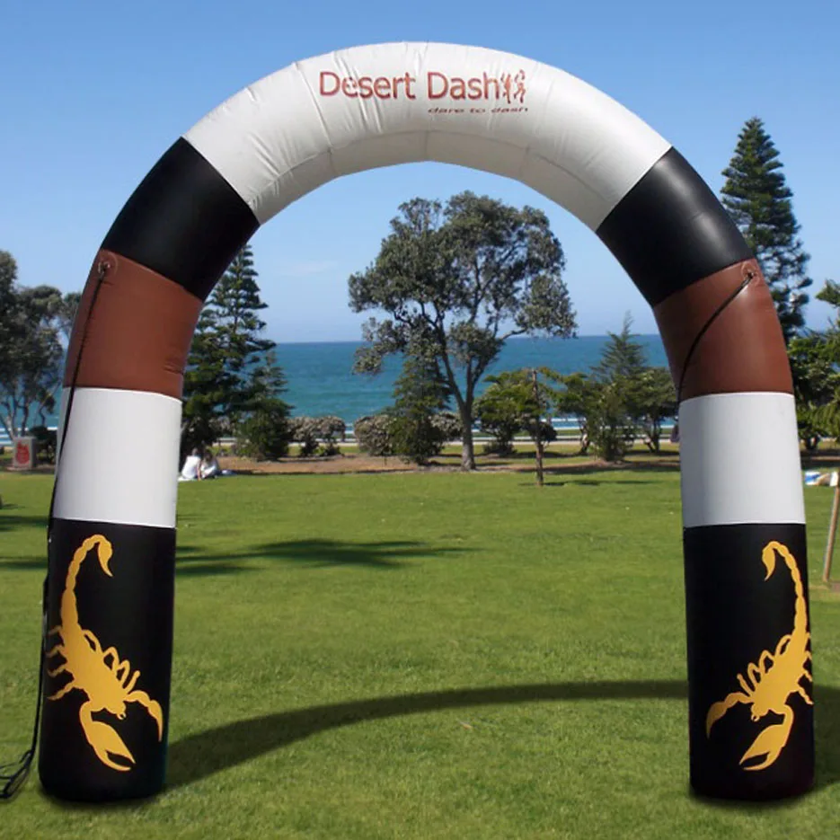 Airtight Air Printed Oxford Outdoor Custom Advertising Advertisement Door 20ft Inflatable Arch