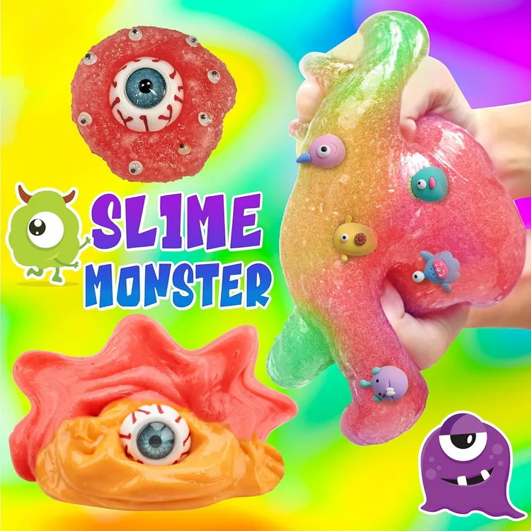 Creative DIY Bubble Glue Beauty Girl Monster Fake Water Crystal Slime Set