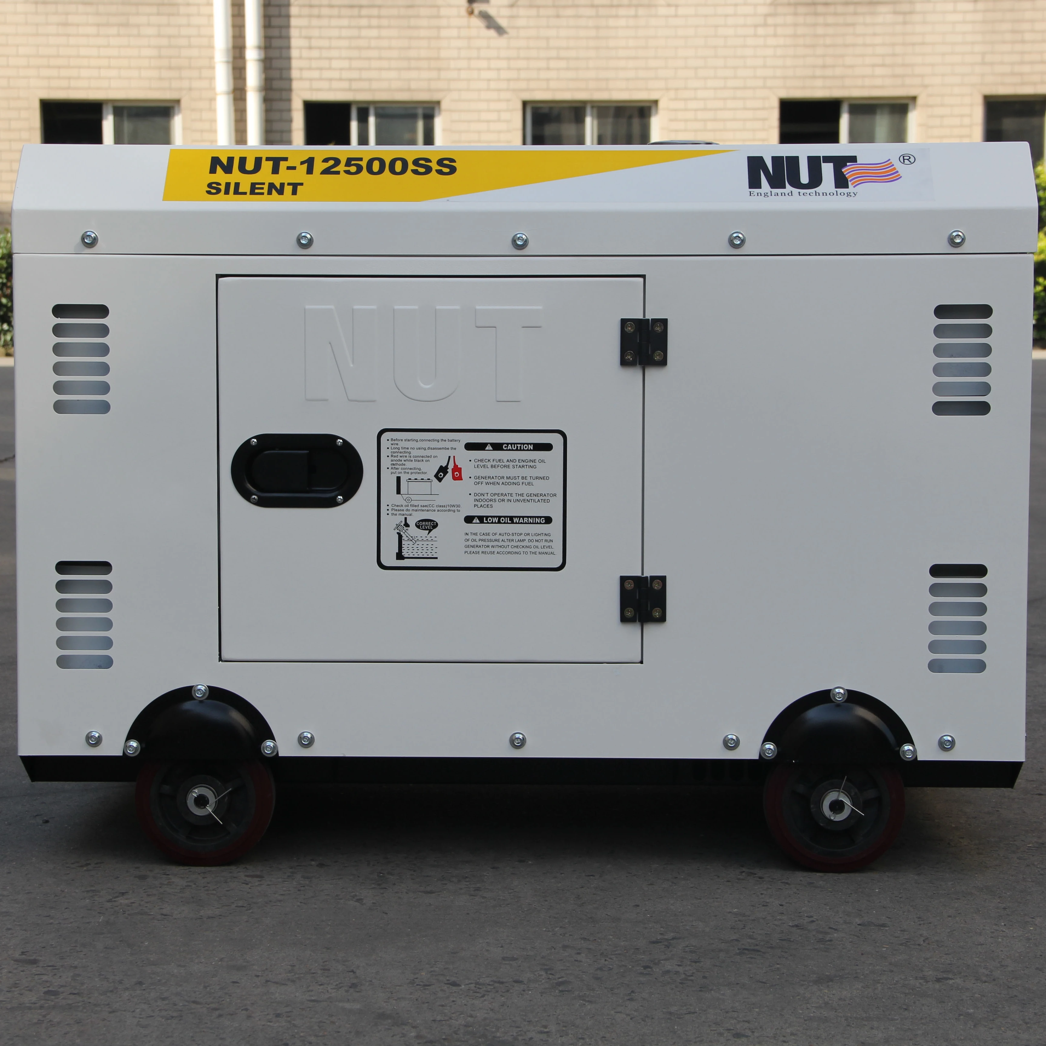 NUT 10kva 15kw 18.8kva 3 phase  silent type diesel portable power diesel generators