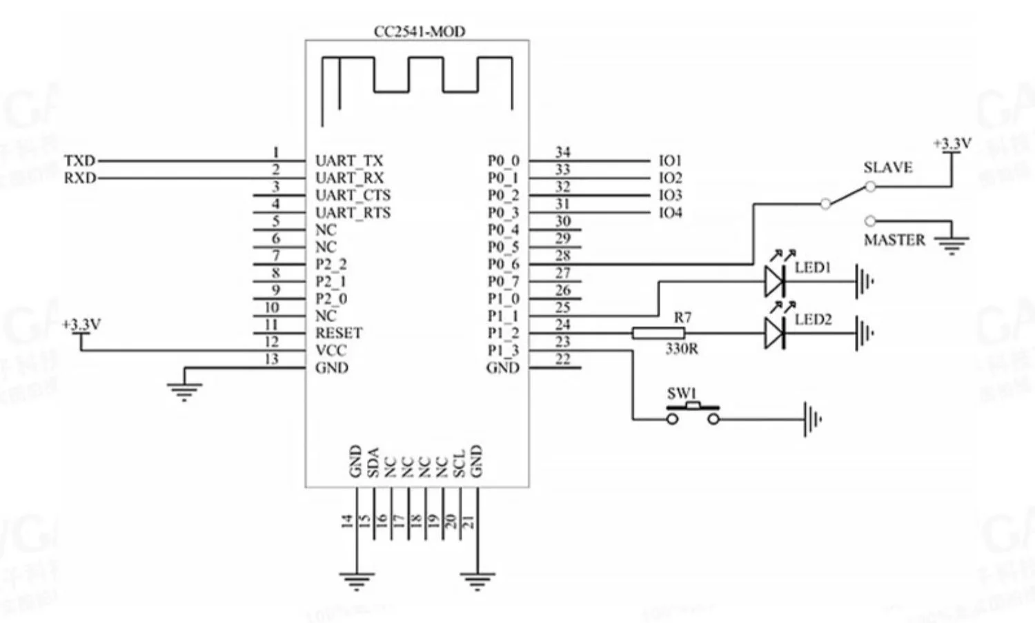 HM-10 CC2541 CC2540 BLE 4.0 BLE BT UART Transceiver Module Central HM-10