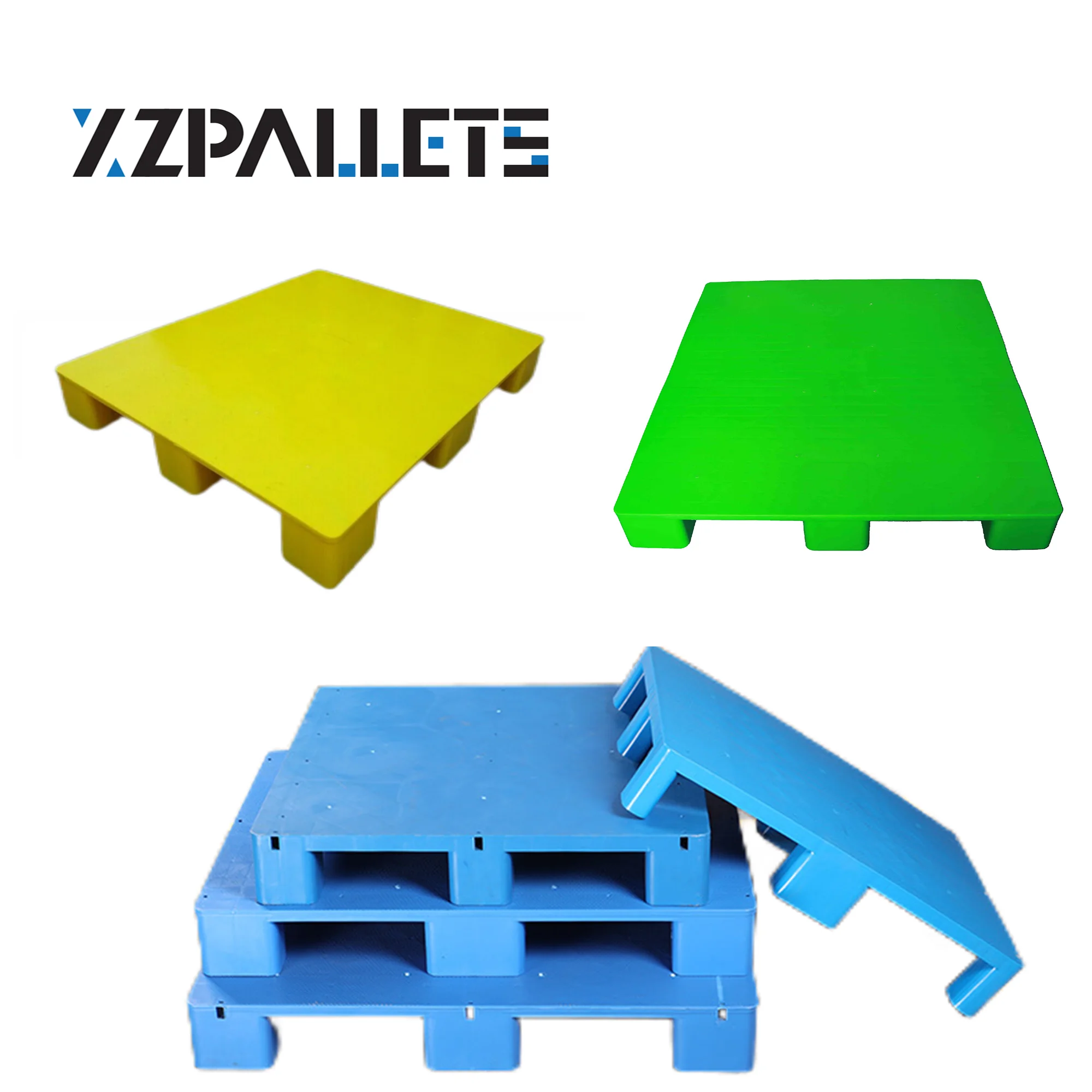 XZPALLETS Cheap 40x40 Plastic Pallet 1000 X 1000 Steel Reifnfored Industrial Warehouse Floor Pallet Supplier