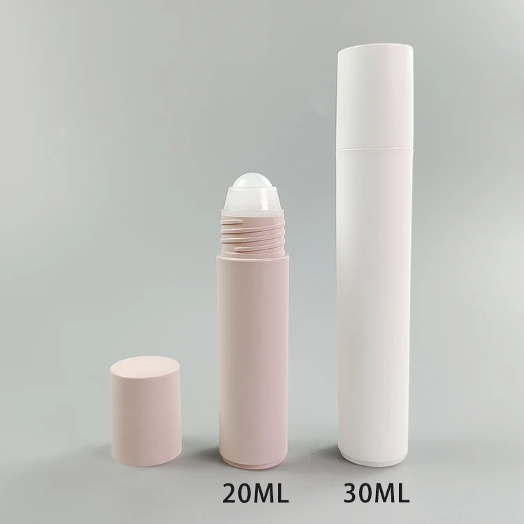 3/5/8/10/15/20/30ml Popular PP Roll on Bottle with Stainless Steel Roller Ball for Cosmetic Perfume Oil Empty Plastic Bottle