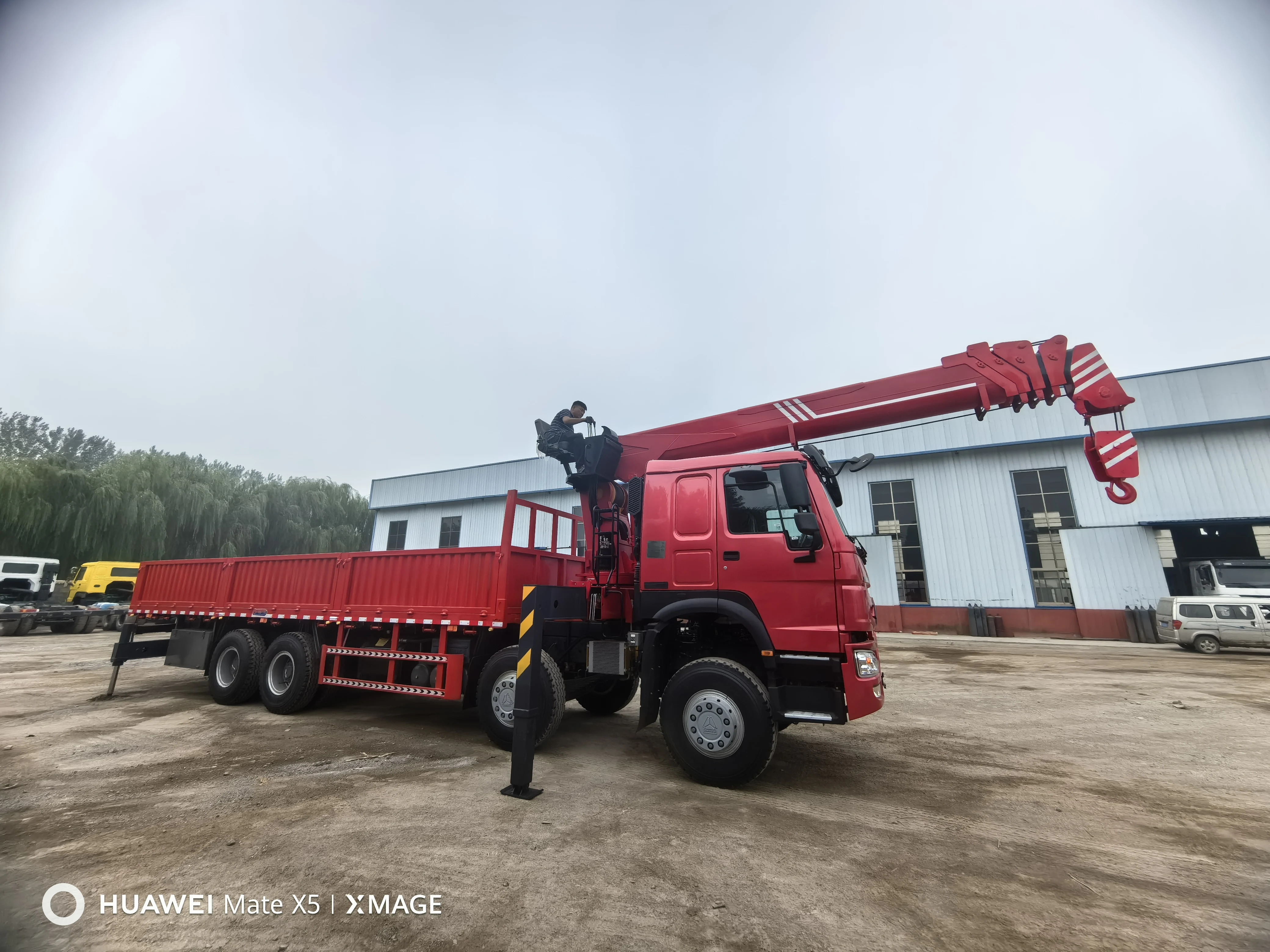 Crane with Hydraulic System and Remote Control System on Sale