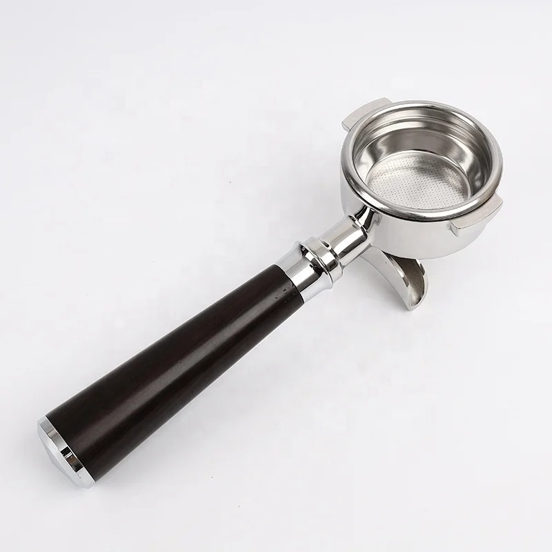 Recommended Coffee Accessories Barista Tools Stainless Steel Coffee Portafilter with bottom for Espresso Coffee DeLonghi