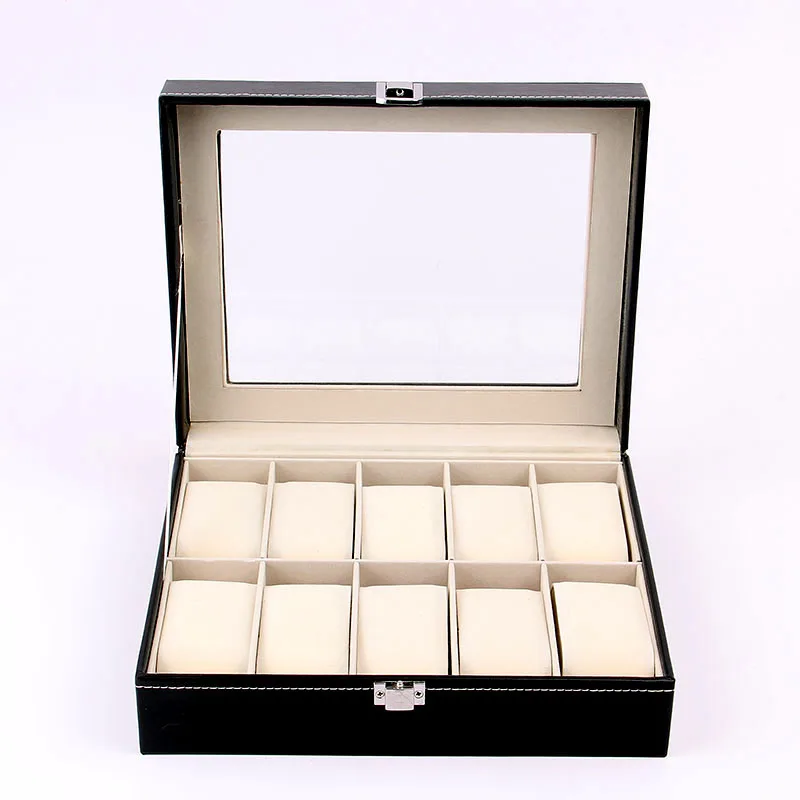 
 2019 роскошная упаковка, коробка для часов из искусственной кожи от производителя, чехол для часов, готовый к отправке  