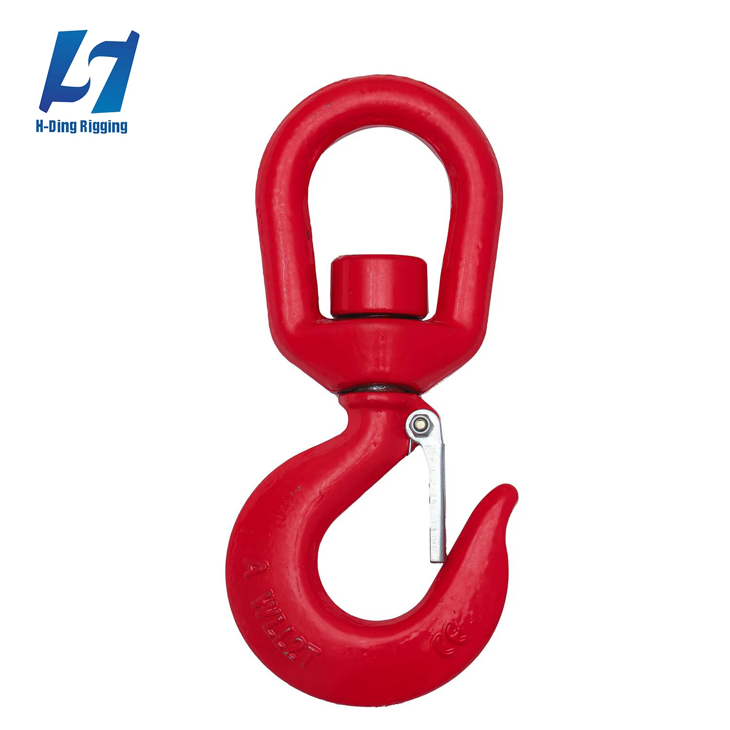 Wholesale high quality rigging hardware items forged carbon steel hooks clevis eye swivel hook with latch grab self-locking hook
