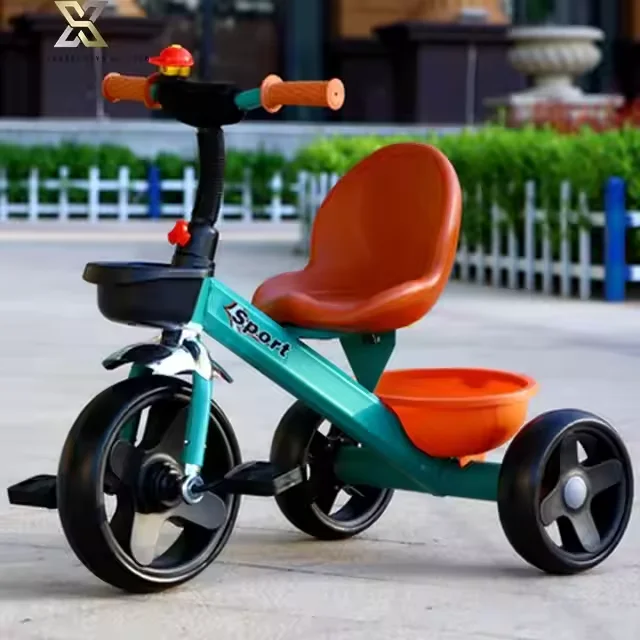 New design hot sale children carrier ride on tricycle for kids