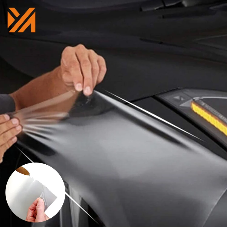 Super Auto-Repair Car Wrap Film Low Tack Permanent Adhesive Glue Vinyl Car Wrapping Tpu Ppf Film