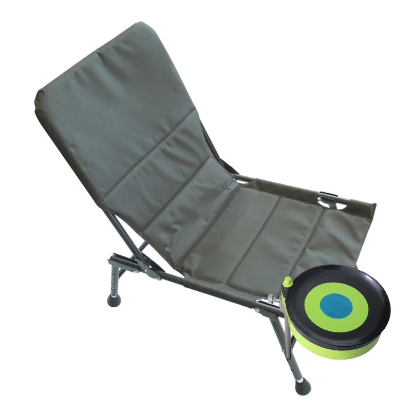 Высококачественное складное уличное кресло для рыбалки на карпа с регулируемыми ножками, Пляжное Кресло для отдыха