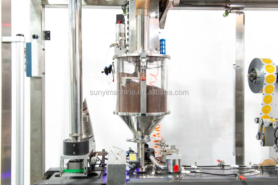 Automatic Single Line Original White Coffee Freeze Dried Powder Coffee Capsule Filling Sealing Machine for Dolce Gusto