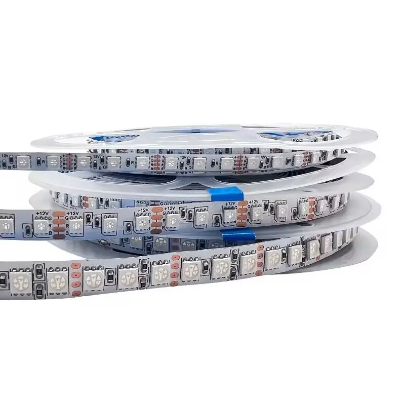 RGB (без IC) цвет 5 м Светодиодные полосы света 3535/5050 SMD 12 В/24 В гибкий свет 120LED/M мм/8 мм/10 мм шириной белый PCB;IP20/IP65/IP67