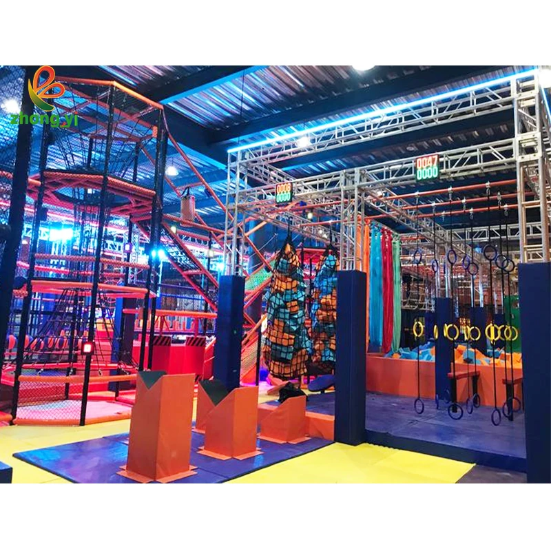Ninja Warrior Kids Obstacles Course Children Indoor Playground Equipment For Sale
