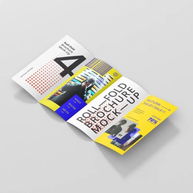 Custom Design Custom Promotional Business Flyer Printing for Discount Advertising Brochure Leaflet Printing