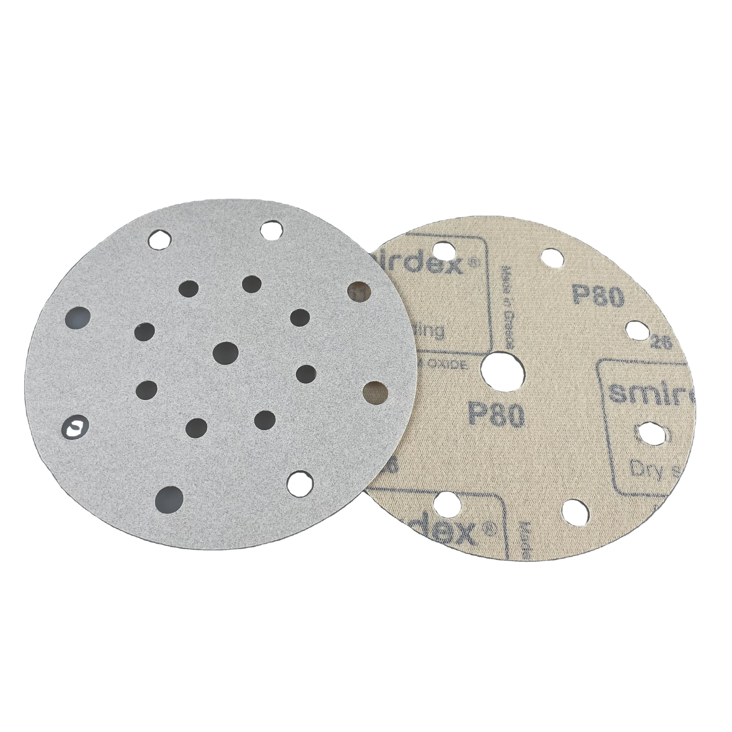 Smirdex 510 150mm 9hole White Sanding Disc abrasive sand disc hook and loop sanding Paper disk