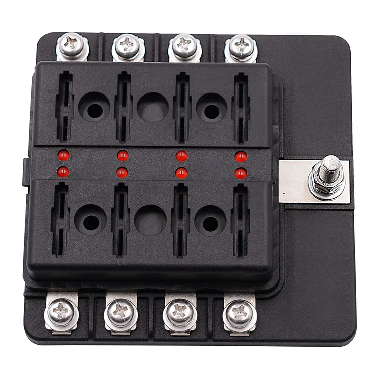 1 Into 8 Out Screw Type Fuse Holder Fuse Block For Marine/Boat/Yacht/Car with CE Certification