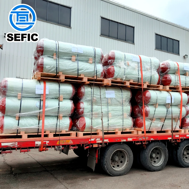 Iso11119 Standard 356mm 80l 200bar Cng Tank For Car Cng Compressed Natural Gas Storage Gas Cylinders Suppliers