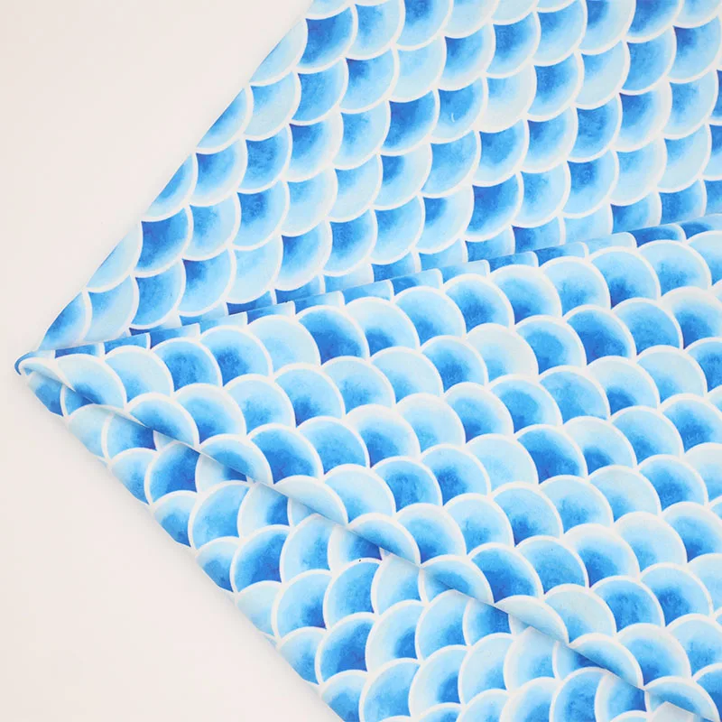 Hot Selling Cut Service Custom Digital Printed Polyester Fabric DE Velvet Fabric