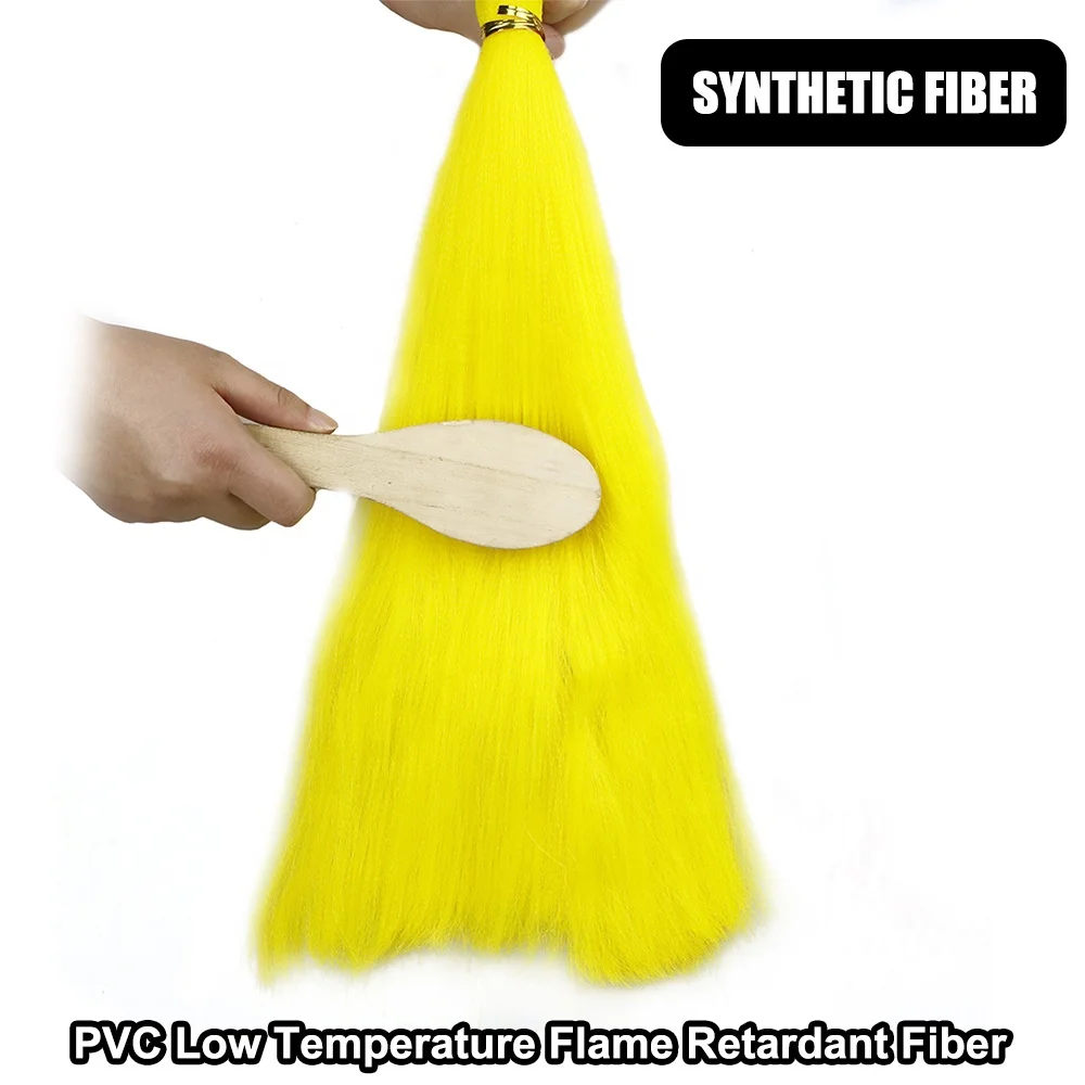 HS-TRIII Synthetic PVC Low Temperature Flame Retardant Synthetic Hair Extension Raw Material Jumbo Braid African Crochet Braid